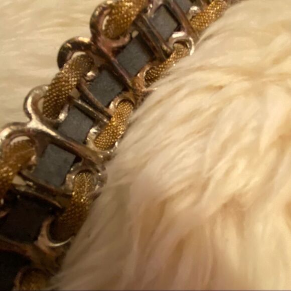 Belt with gold lace up accent - Picture 4 of 6